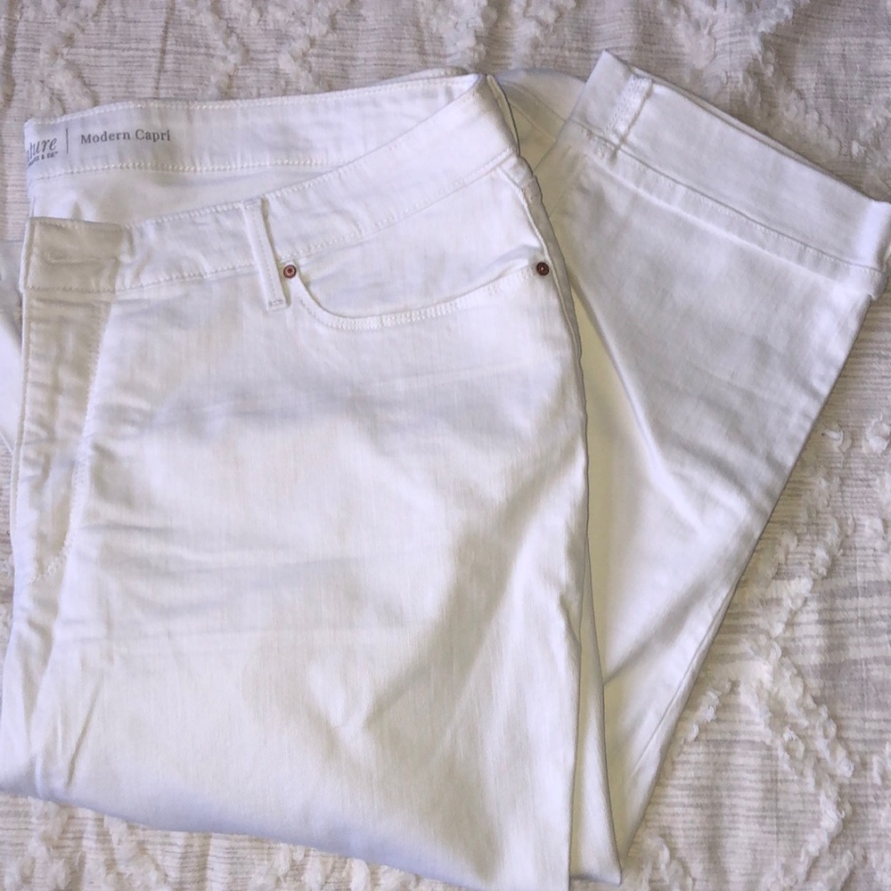 NWOT Signature Levi Modern Capri Size 24